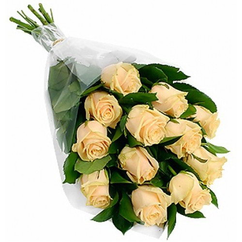 Фото товара 11 кремовых роз в Мелитополе