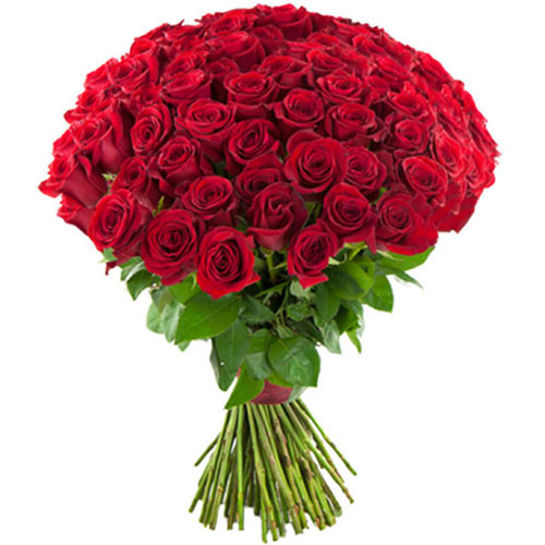 Фото товара 75 красных роз в Мелитополе