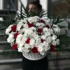 Фото товара 100 красно-белых роз в Мелитополе