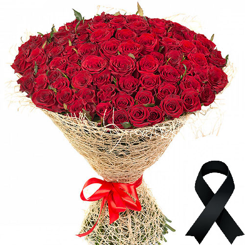Фото товара 100 красных роз в Мелитополе