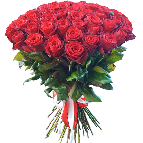 Фото товара 51 красная роза в Мелитополе